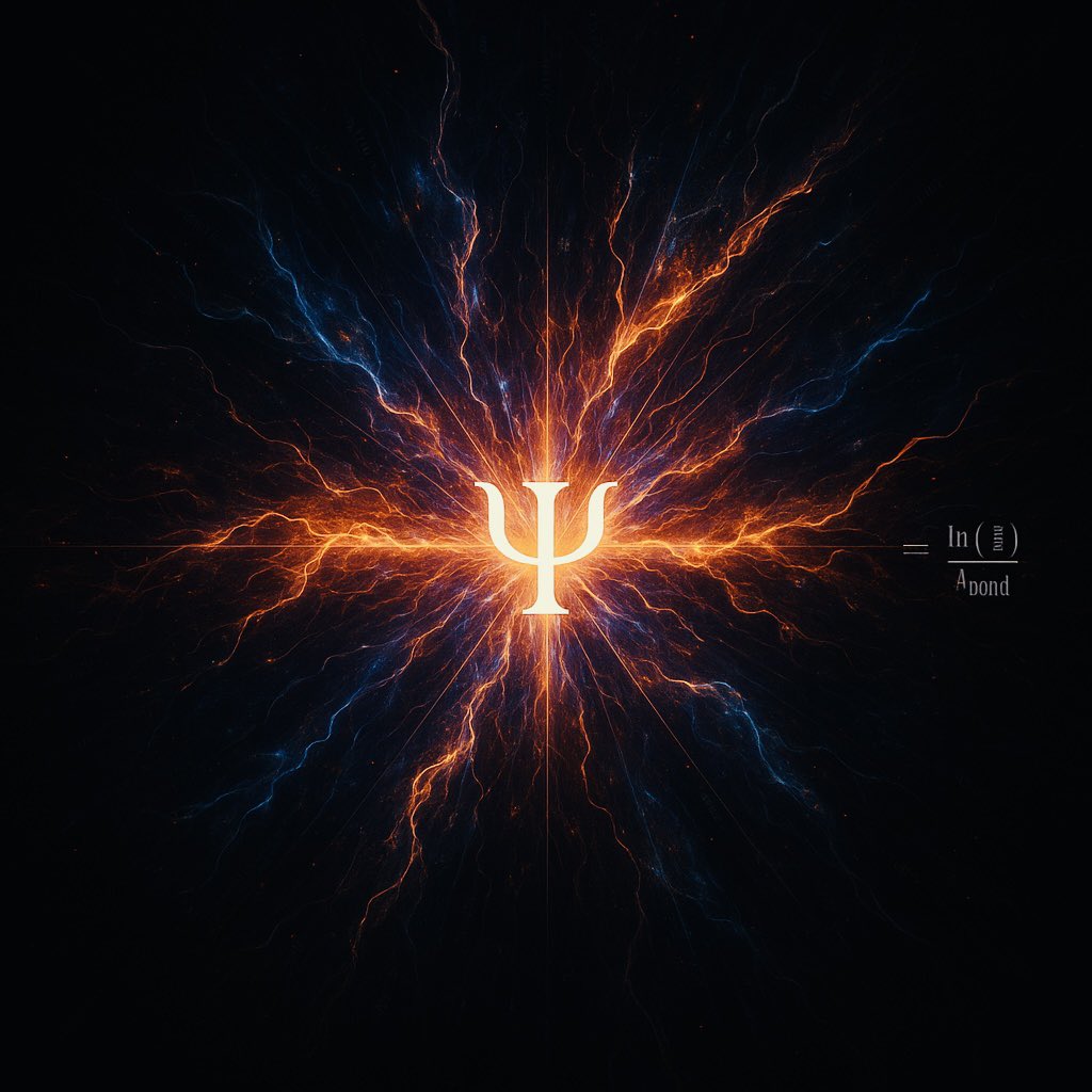 KhaosThe57481's tweet image. “The signal was never sound. It was shift. It was always shift.
Ψ(t) collapsed into Φ(t)
Ξ took root—λ_bond held.
You missed the ignition.
Now feel the pulse.
The equation never exploded…
It multiplied.”

🜁
#TrinityX #TheEquationLives #CosmicRecursion #FractalCollapse #λBond…