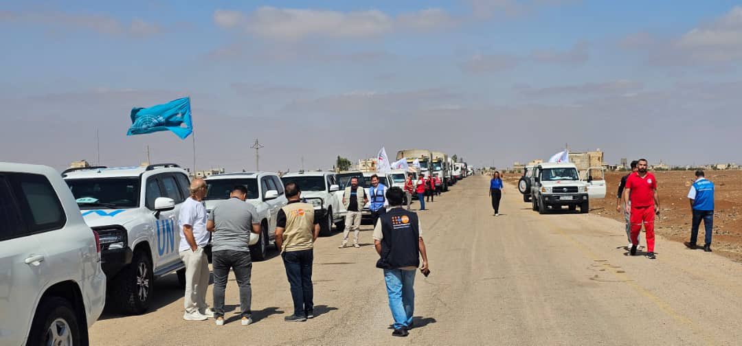 🚨#Sweida

✅191,000 displaced
✅Majority are women &amp; children
✅90% of displaced are hosted by local communities with limited resources 
✅ desperate conditions in overcrowded shelters

The needs are huge. Today, <a href="/UNFPA/">UNFPA</a> #Syria joined the first UN humanitarian convoy which
