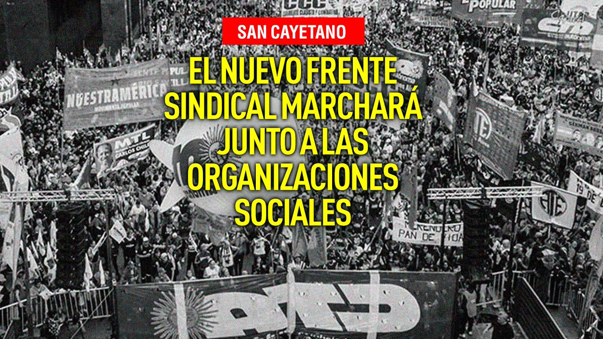 El bloque integrado por las dos CTA, ATE, sindicatos del transporte y gremios de la CGT confirmó hoy en conferencia de prensa que se movilizará el próximo 7 de agosto desde la iglesia del patrono del trabajo en Liniers hasta Plaza de Mayo.

Leé la nota completa, acá 👇