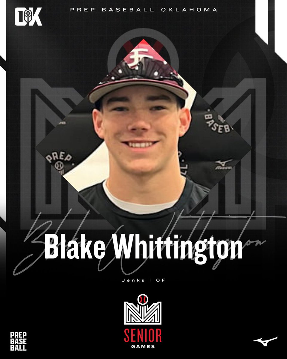 PBR Oklahoma (@prepbaseballok) on Twitter photo 𝗜𝗡𝗩𝗜𝗧𝗘 𝗔𝗖𝗖𝗘𝗣𝗧𝗘𝗗 ✅
OF Blake Whittington (Jenks) is locked to represent Team Oklahoma at the 2025 Prep Baseball Central Super Senior Games in Kansas City! #CSSrG25
👤: loom.ly/c4UL7UI // <a href="/BlakeWhitt34/">Blake Whittington</a> 𝗜𝗡𝗩𝗜𝗧𝗘 𝗔𝗖𝗖𝗘𝗣𝗧𝗘𝗗 ✅
OF Blake Whittington (Jenks) is locked to represent Team Oklahoma at the 2025 Prep Baseball Central Super Senior Games in Kansas City! #CSSrG25
👤: loom.ly/c4UL7UI // <a href="/BlakeWhitt34/">Blake Whittington</a>