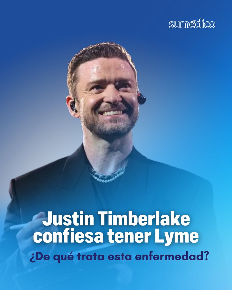 😱 Justin Timberlake revela que tiene enfermedad de Lyme
Tras su gira, el cantante abre su corazón y confiesa su diagnóstico 🧬💔
🦠 ¿Sabes qué es la enfermedad de Lyme?
👉 Es una infección causada por la picadura de una garrapata infectada 🕷️