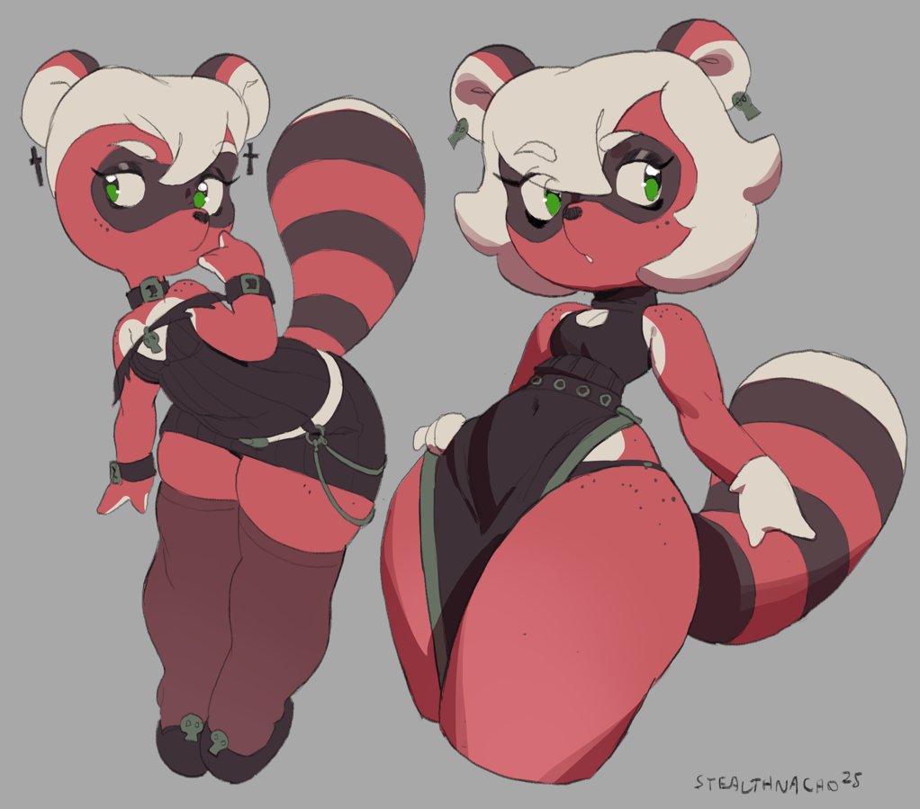 new adopt!
goth tanuki
info below V