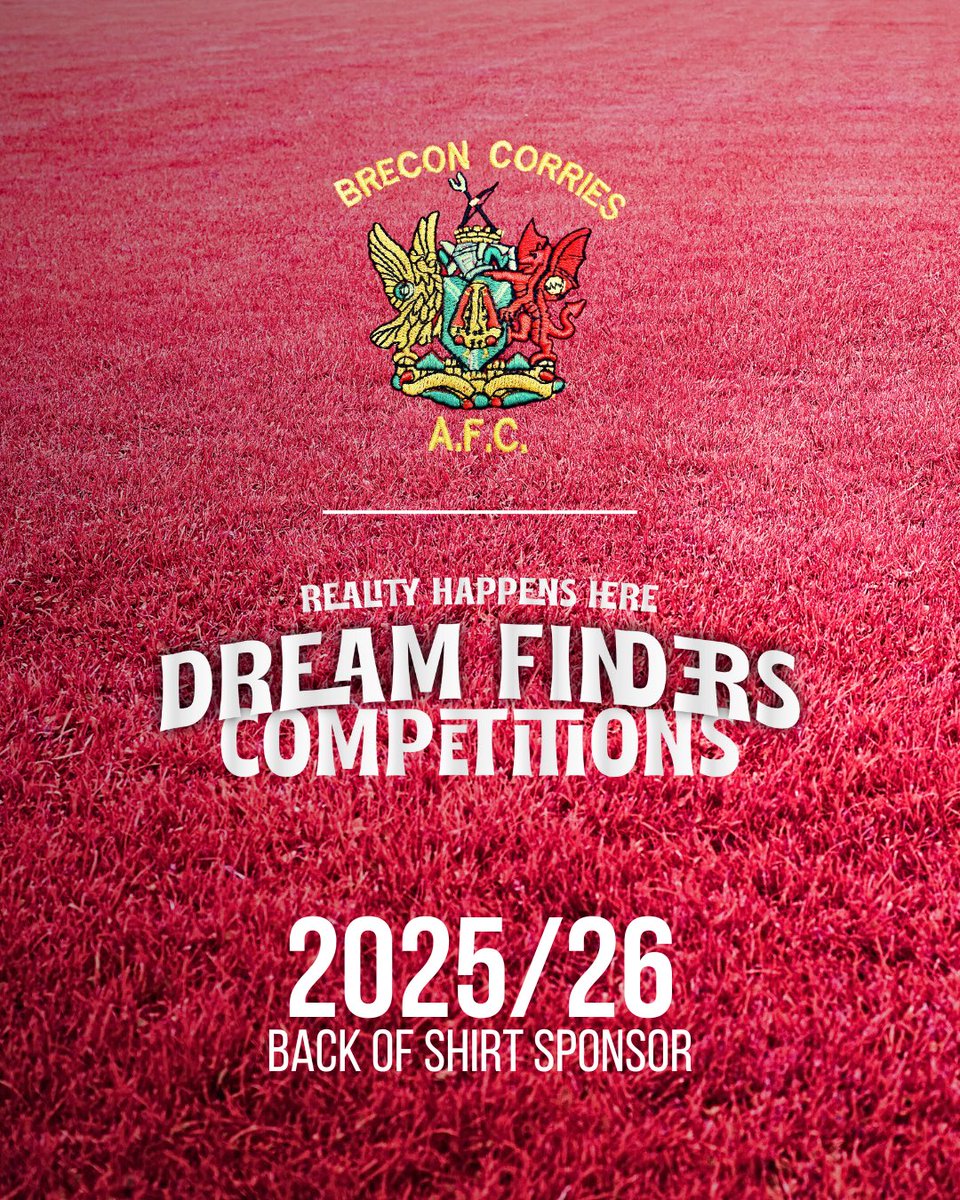 Introducing our 2025/26 Back of Shirt Sponsor, 𝐃𝐫𝐞𝐚𝐦 𝐅𝐢𝐧𝐝𝐞𝐫𝐬 𝐂𝐨𝐦𝐩𝐞𝐭𝐢𝐭𝐢𝐨𝐧𝐬 🤝 

We’re delighted to welcome the DFC team to the Corries family and extend our thanks to both Jason and Dave for their generous support ahead of the new season.