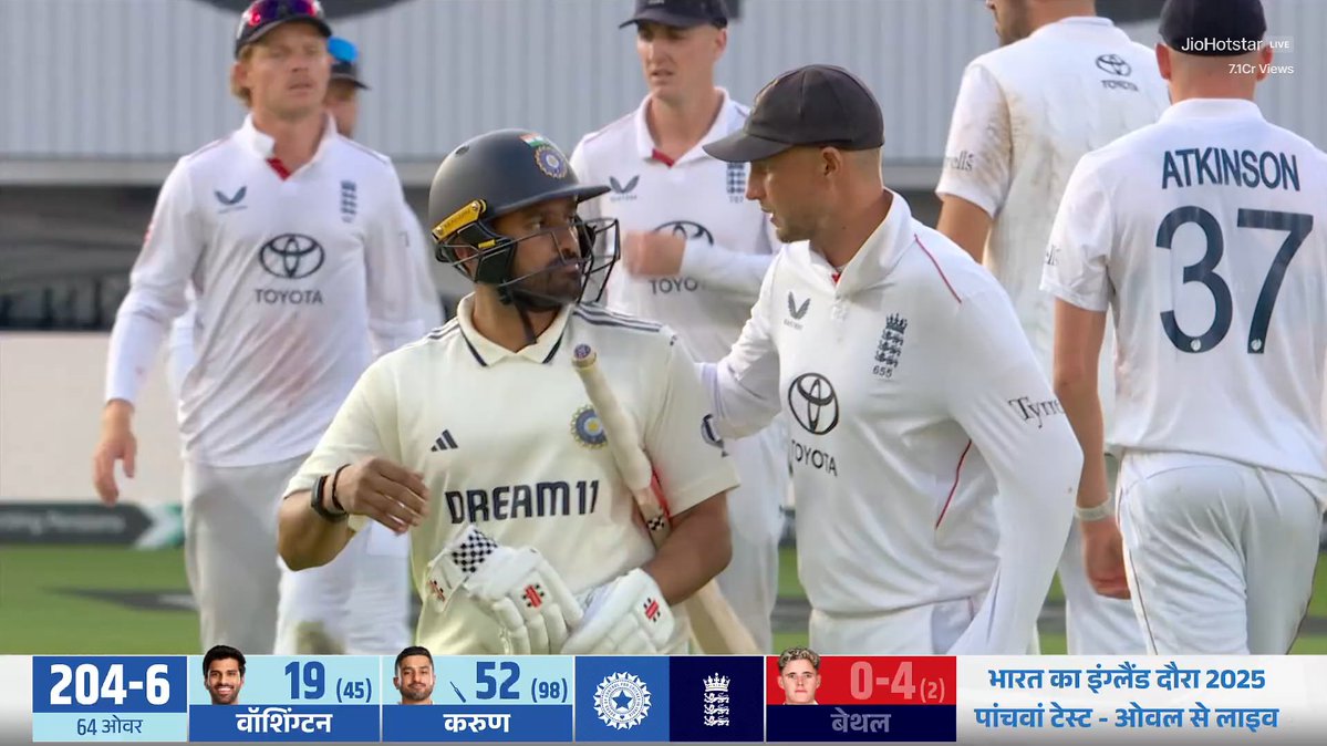 Karun Nair walking the talk today.
Not flashy, not hyped, just pure Test temperament.
Still unbeaten fifty anter 3146 days  The grind is real.
Hope he converts this into the hundred he truly deserves.
DEAR CRICKET PLEASE GIVE ME ONE CHANCE
#INDvsENG
#KarunNair 🔥🙏