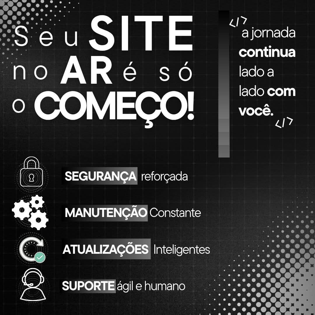 algorithmus_br's tweet image. 📌 Suporte contínuo após o lançamento! 🚀
Na Algorithmus, o site no ar é só o começo.
🔧 Ajustes, melhorias, segurança e atualizações — estamos sempre com você.
💬 Conte com a gente para manter sua presença digital forte e atualizada!