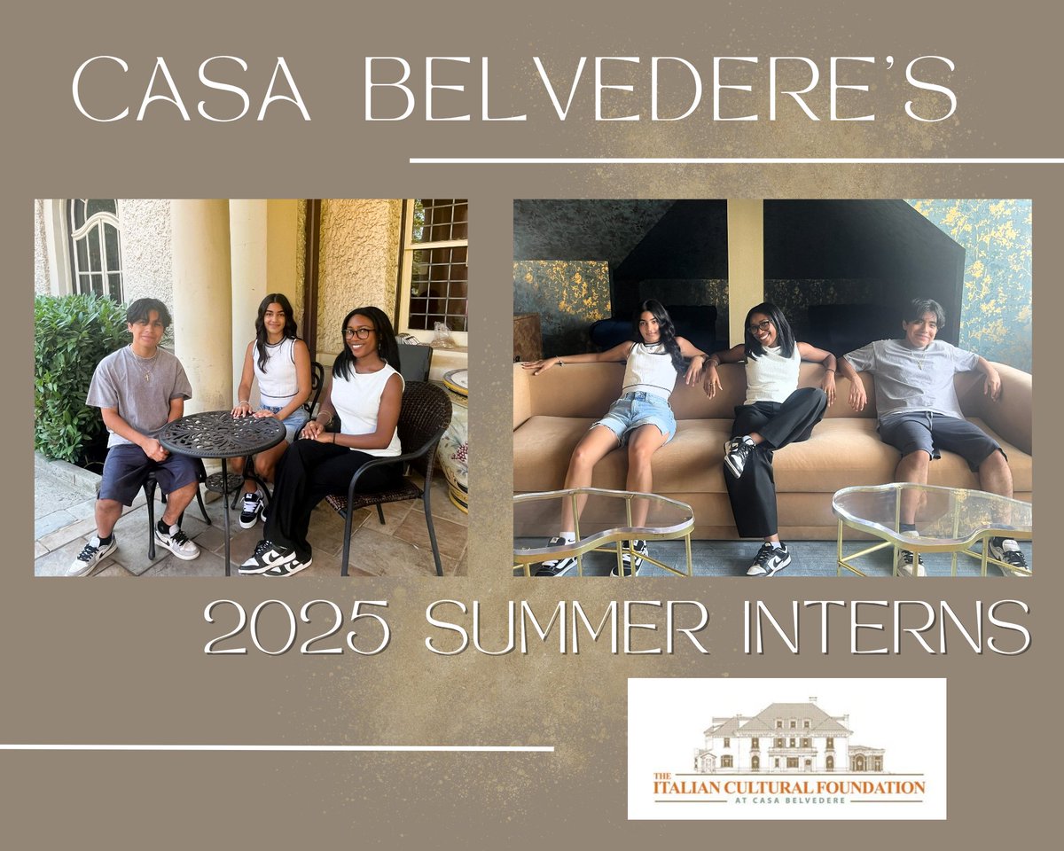 Casa Belvedere (@casa_belvedere) on Twitter photo The Italian Cultural Foundation <a href="/CasaBelvedere/">Gina Biancardi</a> proudly participates in the Summer Youth Employment Program #SYEP to offer Staten Island youth meaningful work experience in a dynamic, culturally rich environment. We are grateful for our interns' help this summer! The Italian Cultural Foundation <a href="/CasaBelvedere/">Gina Biancardi</a> proudly participates in the Summer Youth Employment Program #SYEP to offer Staten Island youth meaningful work experience in a dynamic, culturally rich environment. We are grateful for our interns' help this summer!