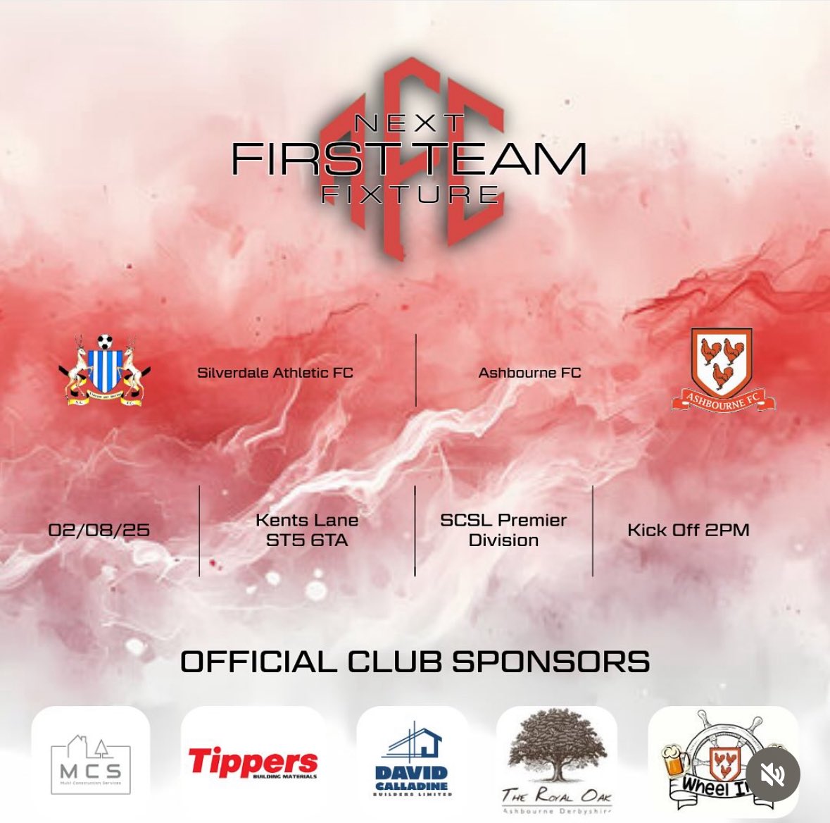 NEXT UP ❤️🤍

Saturday we travel to <a href="/SilverdaleFc/">Silverdale Athletic FC</a>