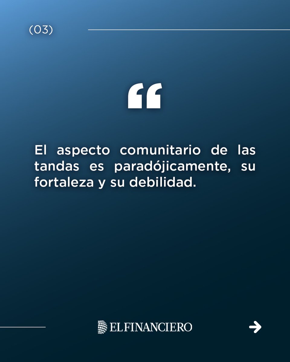 Las tandas han sido una forma de salir adelante en comunidad. Te invito a leer mi columna en <a href="/ElFinanciero_Mx/">El Financiero</a> y a conocer mi libro "Poderoso Compañero es el Dinero" Link en mi bio y disponible en la librería <a href="/elsotanolibros/">Librerías El Sótano</a> #PoderosoCompañero

elfinanciero.com.mx/opinion/adal-o…