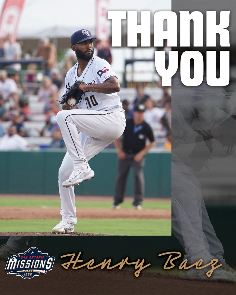 Te despedimos con orgullo y gratitud, Henry. 
Le deseamos lo mejor en su carrera con los Athletics. 
¡Muchísimas gracias por su tiempo en San Antonio!