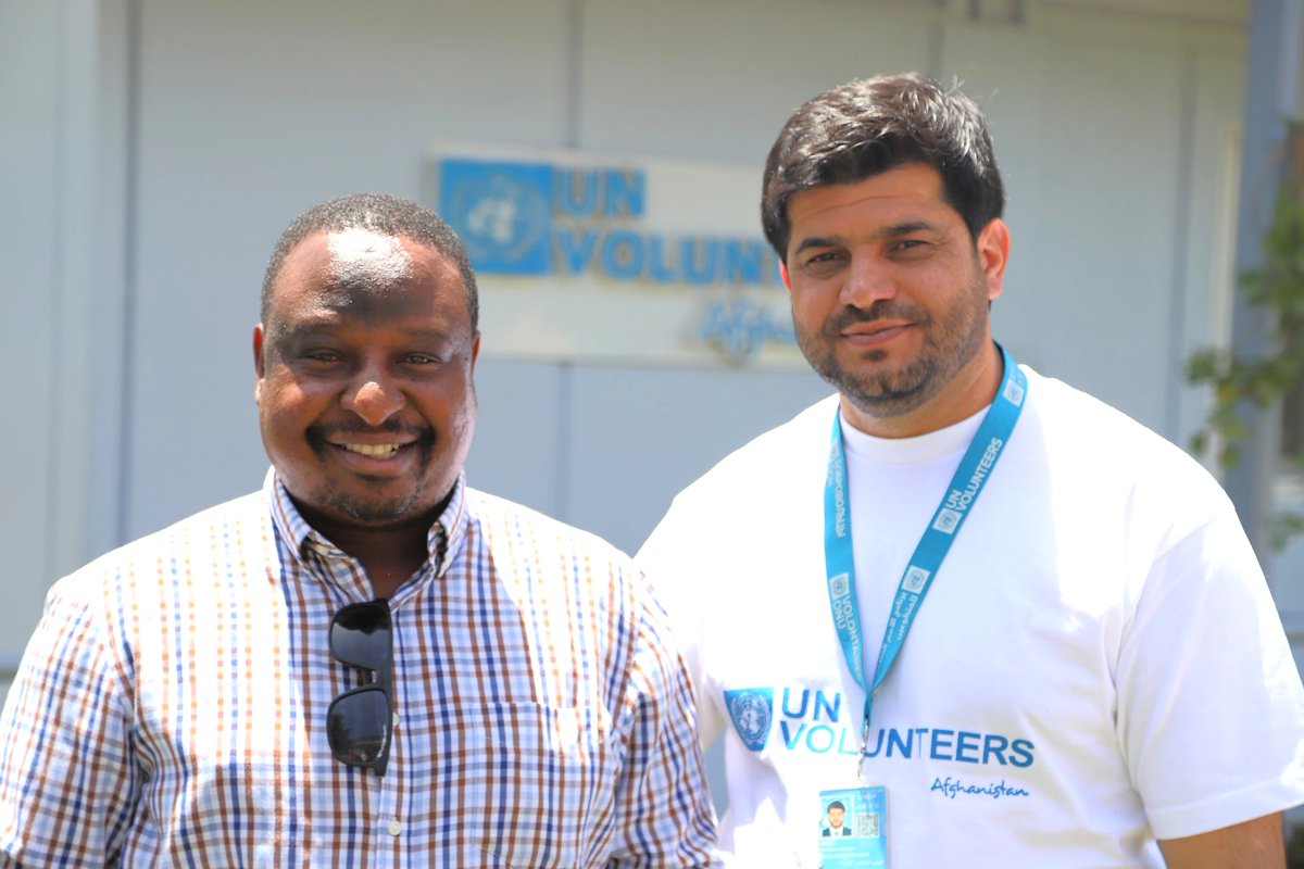 Today, I celebrate the incredible bond built through 3 years of teamwork with Moses at UNV Afghanistan. Together we strengthened partnerships, promoted volunteerism, and turned challenges into opportunities, proving that friendship and collaboration make us stronger! 💙
