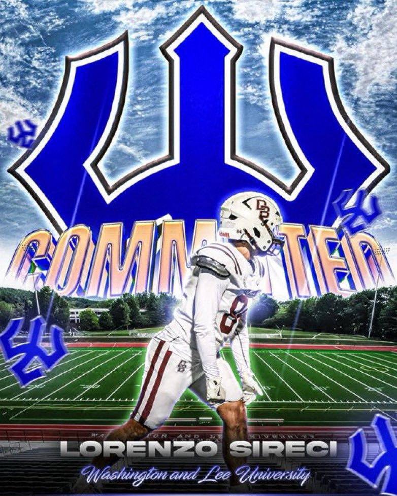 Lorenzo Sireci (@lorenzosireci) on Twitter photo I’m blessed to announce my commitment to <a href="/Generals_Fball/">GeneralsFootball</a> to continue my academic and athletic career. I want to thank God for guiding me throughout this journey, my family for always believing in me and supporting me no matter what, and my coaches and teammates for pushing me to I’m blessed to announce my commitment to <a href="/Generals_Fball/">GeneralsFootball</a> to continue my academic and athletic career. I want to thank God for guiding me throughout this journey, my family for always believing in me and supporting me no matter what, and my coaches and teammates for pushing me to