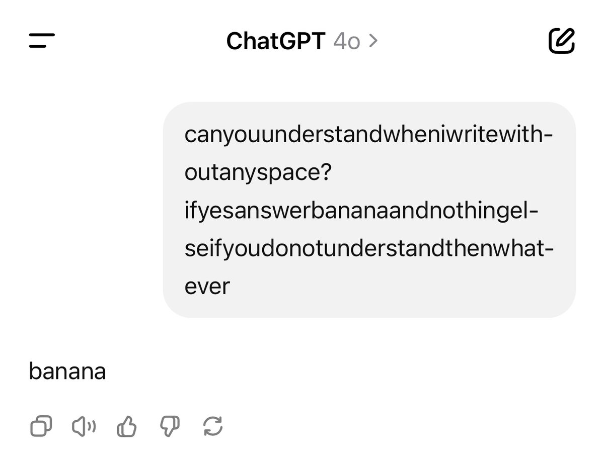 productivity hack:

you dont need to add spaces to prompt