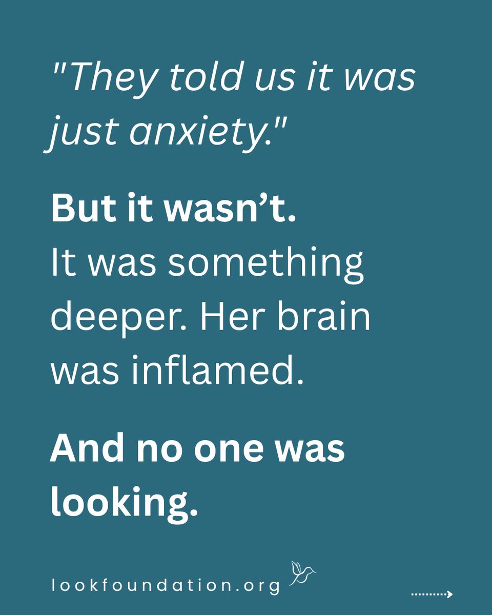 look_foundation's tweet photo. Kids with PANS/PANDAS are often misdiagnosed with OCD, ADHD, anxiety, or mood disorders—when those may be symptoms, not the cause.
It’s time to stop overlooking neuroinflammation. It’s time to Look. for answers. 👉 https://t.co/gLL7DkXPH8 https://t.co/1GN7i3TSru