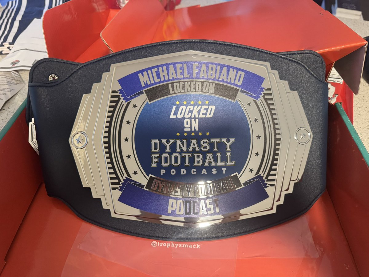 Michael Fabiano (@michael_fabiano) on Twitter photo Look at this absolute beauty!
<a href="/TrophySmack/">TrophySmack</a> you’ve done it again!
You can get your own belt or trophy too! Use the promo code “Fabs” and you’ll get a FREE championship ring on eligible purchases! Go get yours!
trophysmack.com Look at this absolute beauty!
<a href="/TrophySmack/">TrophySmack</a> you’ve done it again!
You can get your own belt or trophy too! Use the promo code “Fabs” and you’ll get a FREE championship ring on eligible purchases! Go get yours!
trophysmack.com