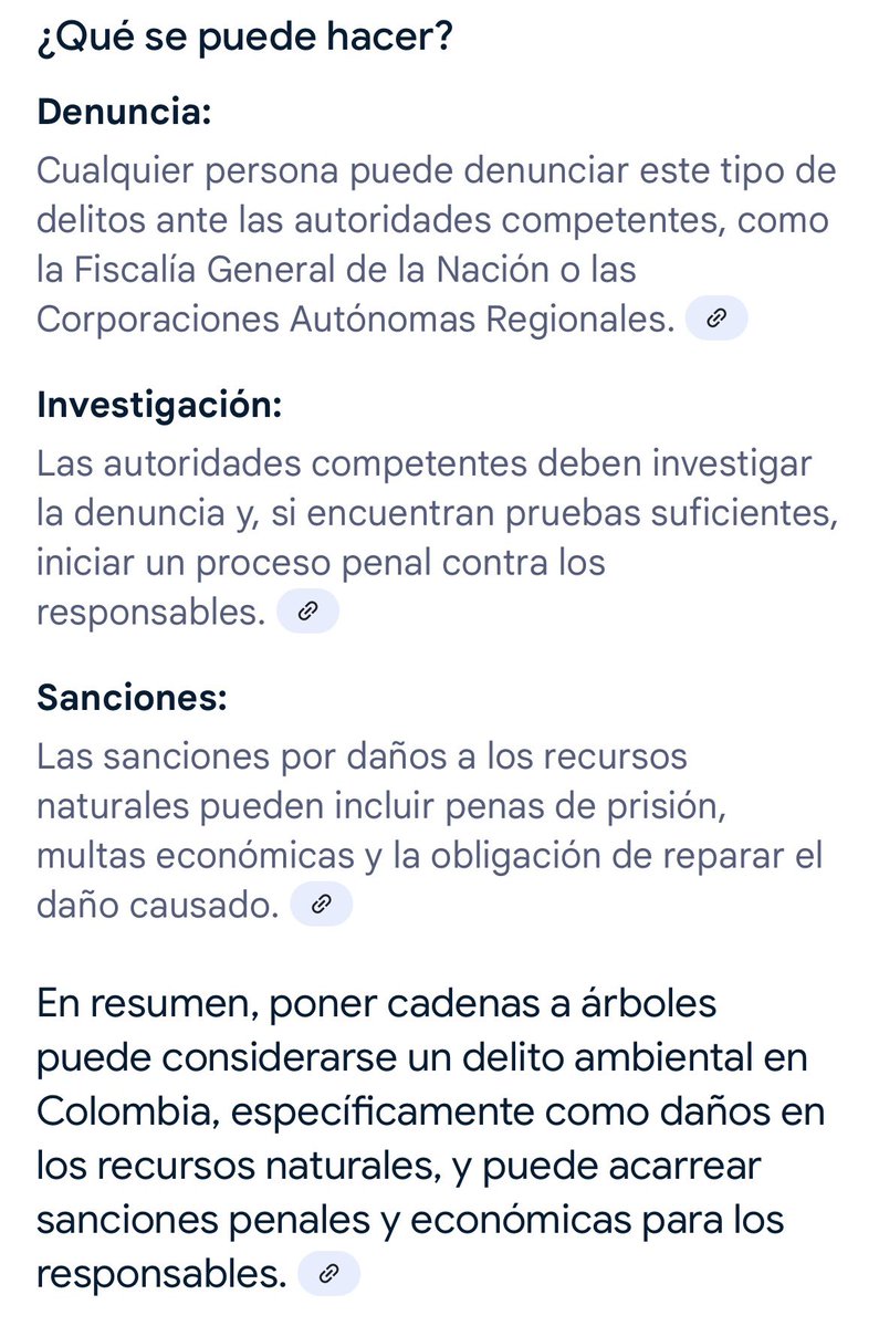 SRES <a href="/CorporacionCVS/">CVS</a> ENCADENAR LOS ÁRBOLES ES CONSIDERADO EN COLOMBIA DAÑOS A LOS RECURSOS NATURALES, ESTE DELITO ESTÁ TIPIFICADO EN EL CÓDIGO PENAL Y ACARRERA SANCIONES PENALES Y MULTAS CONTRA LA SRA #ROXANABECHARA
SRES CVS SI QUIEREN LES DOY PARA EL TAXI  ESTO NO DA ESPERA😎