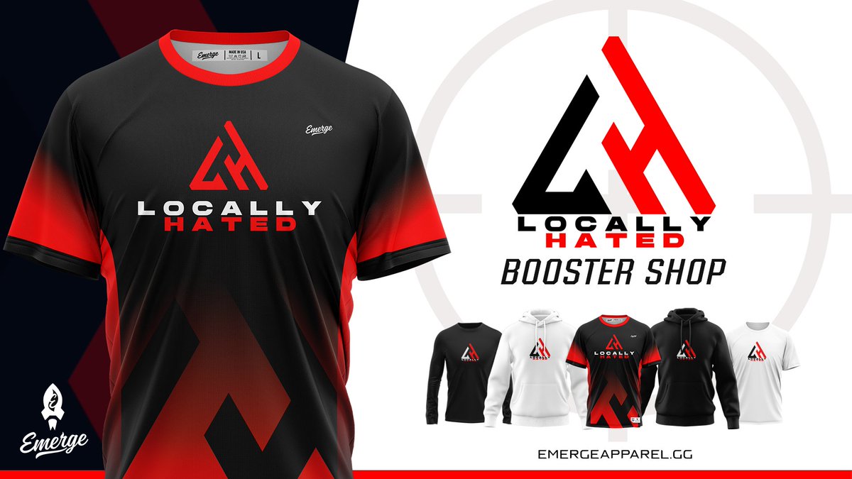 Wear the Hate. Rep the Squad.

Locally Hated x <a href="/Emerge_GG/">Emerge</a> 

The first official Locally Hated merch drop is LIVE.
Unlimited Stock. Unlimited Attitude.

emergeapparel.gg/collections/lo…

#EmbraceTheHate