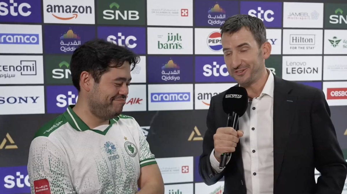 Nakamura: "Hopefully tomorrow Alireza can kick Magnus Carlsen's ass!"

#EsportsWorldCup