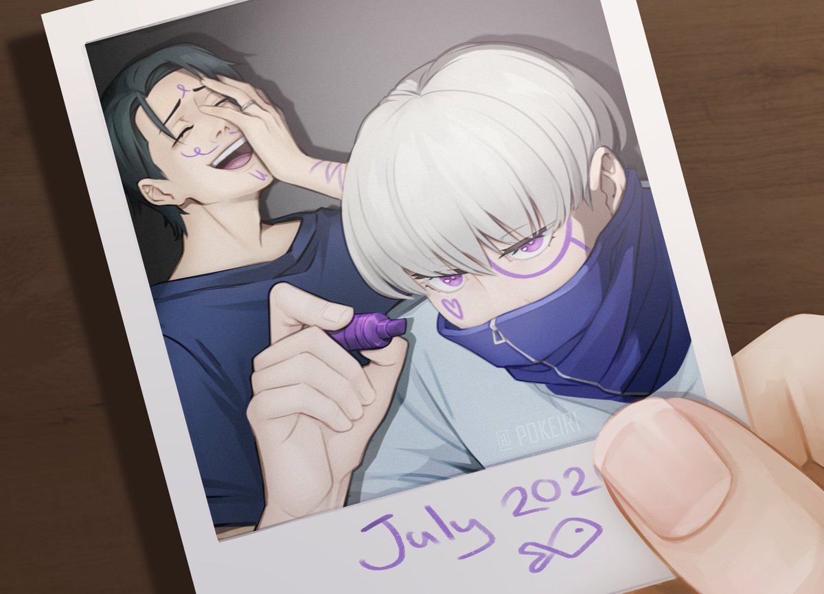 last day of July  
#jjk #呪術廻戦 #yuta #inumaki #togeinumaki #okkotsuyuta #狗巻棘 #乙骨憂太 #乙棘