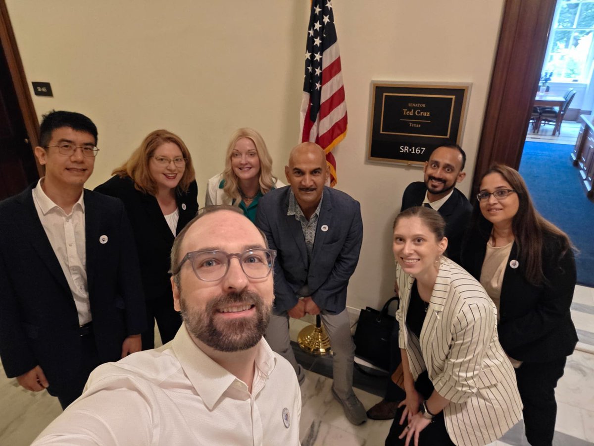 Thrilled to participate in AAPM Advocacy Day—giving a voice to medical physicists and helping lawmakers understand our profession and how we serve our patients!
#AAPM2025 #AAPMAdvocacy

Really appreciated the time and interest in #medphys from Senator Cruz's staff