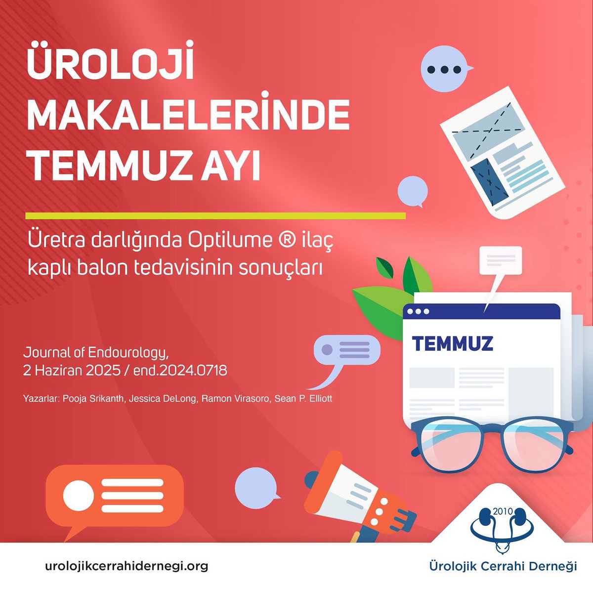 Sayın üyelerimiz,

Dr. Özden Cebeci ve Dr. Berkay Kepir tarafından çevirisi yapılan temmuz ayı makalesine aşağıdaki linkten ulaşabilirsiniz.

uropedia.com.tr/materyaldetay.…

Saygılarımızla