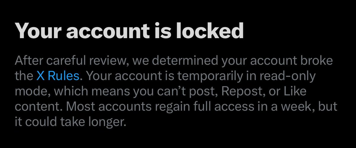 I’m finally back after a 1-week ban… I’ve lost many followers because a lot of them thought I was gone.. 

I promise I’ll stop cooking people on this app.

Thanks to everyone who checked on me 🙏. 

If you enjoy my work, smash that like button and hit RT so I can get back into