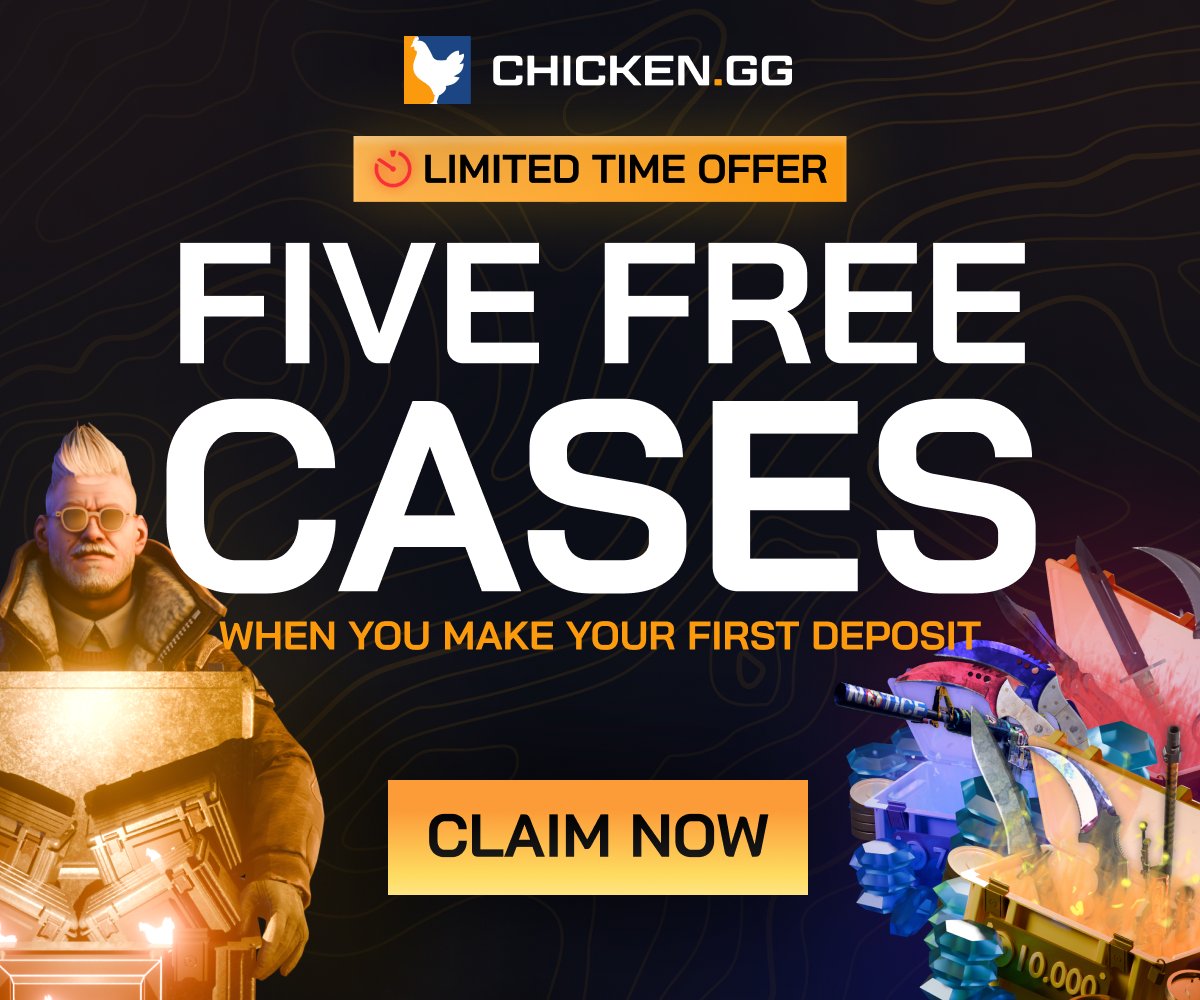 CK97 (@ck97off) on Twitter photo 🎉 Celebrating the launch of 5 free cases on <a href="/chickendotgg/">Chicken.GG</a> for your first deposit !
🎁GIVEAWAY – 3 winners get a $10 deposit each!
To enter:
✅ RT
✅ Follow us
✅ Tag 2 friends
✅ Use code ck97
🚀 Let’s open some 🔥 cases! #ChickenGG #Giveaway #CSGO 🎉 Celebrating the launch of 5 free cases on <a href="/chickendotgg/">Chicken.GG</a> for your first deposit !
🎁GIVEAWAY – 3 winners get a $10 deposit each!
To enter:
✅ RT
✅ Follow us
✅ Tag 2 friends
✅ Use code ck97
🚀 Let’s open some 🔥 cases! #ChickenGG #Giveaway #CSGO