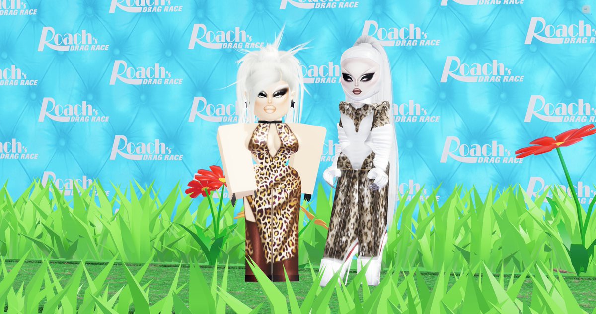 Roblox drag legends, Azure &amp; Pluto Vadoll, make a special appearance at the Roach's Drag Race premiere!

#RoachsDragRace