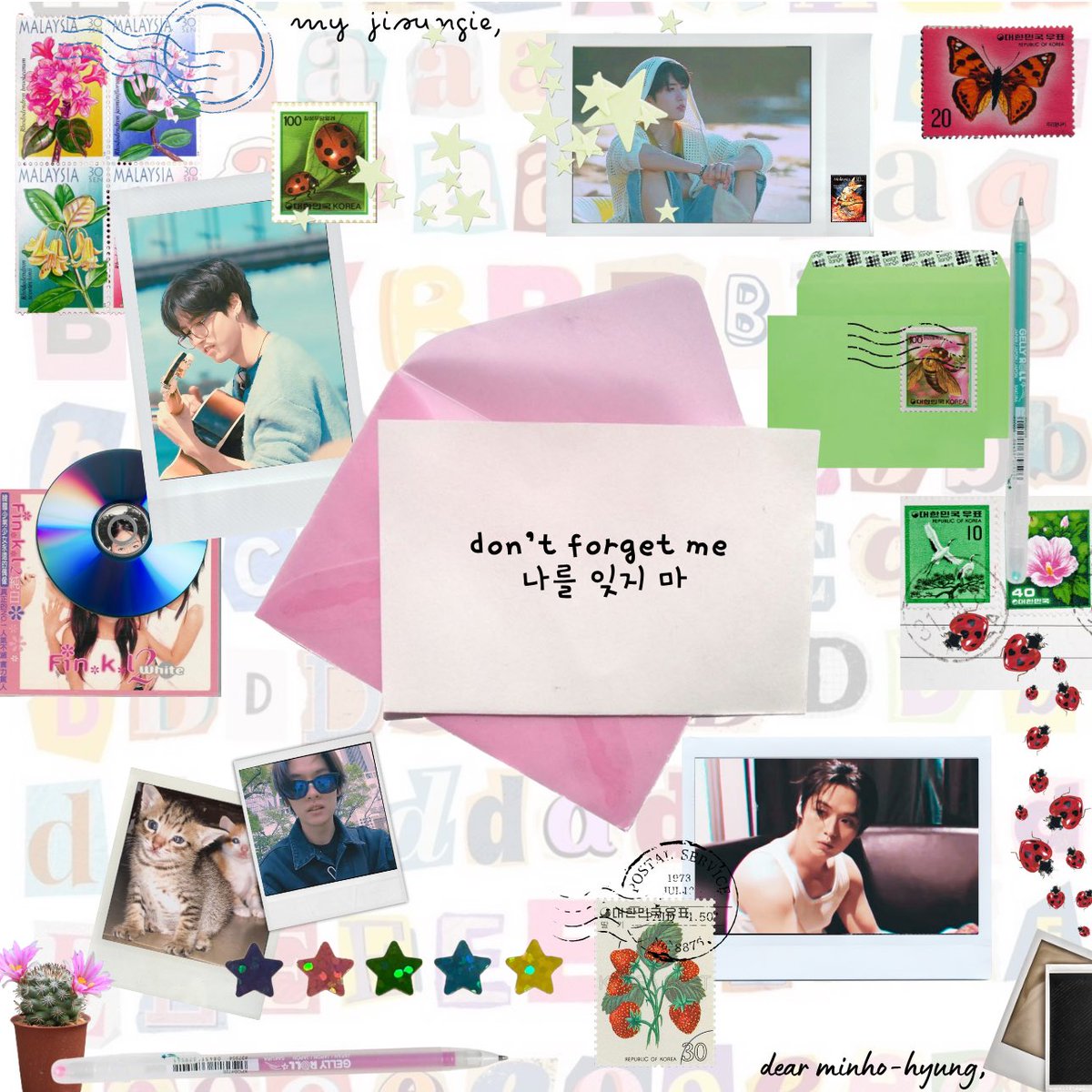 Jsng goes away for the summer. He doesn't want Mnho to forget him. 

🐞mnsng, explicit
🐞complete (8,3k)
🐞letters and narration, AU 2000's, friends to lovers 

additional tags and link below ☆