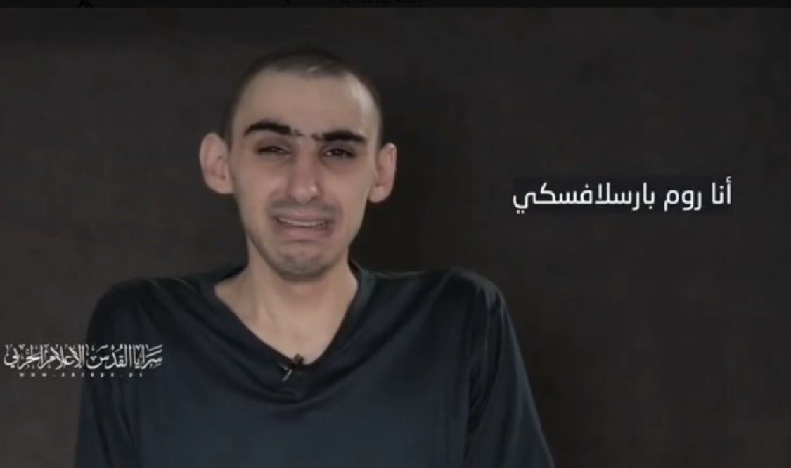 This is the first starving adult I’ve seen in Gaza. 

However, it’s an Israeli hostage called Rom Braslavski.

I doubt he’ll be on the cover of every media outlet.