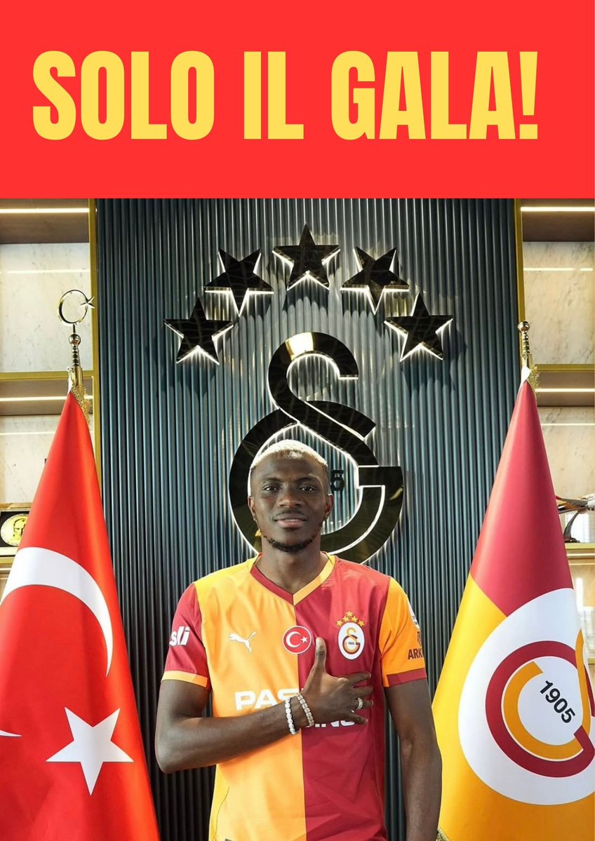 Metin Oktay selamı veren futbolcuları çok seviyoruz . 
SOLO IL GALA ! 
Victor Osimhen