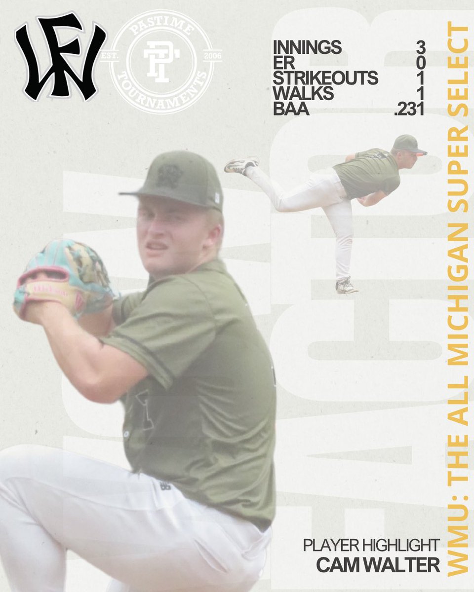 WOWFactorMISel's tweet photo. ⚾ Pitching Power at Western Michigan ⚾
Our arms were locked in this weekend! Huge shoutout to these Top 3 Pitchers who dominated on the mound for Wow Factor MI Select:

🔥 Sam Cadili @Sammycadili 
3 IP | 0 ER | 5 Ks | 2 BB
1 WIN | .100 BAA

🔥 Ethan Holzgen @holzgen_e 
5 IP | 1 ER | 3 Ks | 2 BB
.240 BAA

🔥 Cam Walters 
3 IP | 0 ER | 1 K | 1 BB
.231 BAA

Big-time performances from our rotation—way to set the tone! 💪
#WowFactorMichigan #WowFactorNation #PitchingHighlights #WeekendRecap #TopPerformers #ShutDownArms @wowfactormich @WowFactorNation @MGarrettWF @WMUBaseball @PastimeBaseball