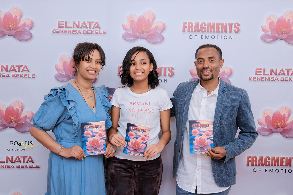 Ethiopian running legend Kenenisa Bekele is celebrating a milestone off the track — his 17-year-old daughter, ElnataKenenisa, has published her first book, Fragments of Emotion. whatsoutaddis.com/fragments-of-e…