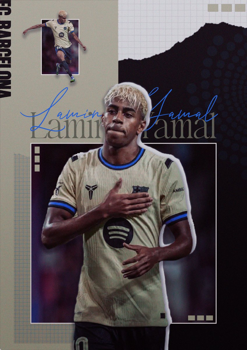 LACONTRATV's tweet image. -   Lamine Yamal 

#graphicdesing