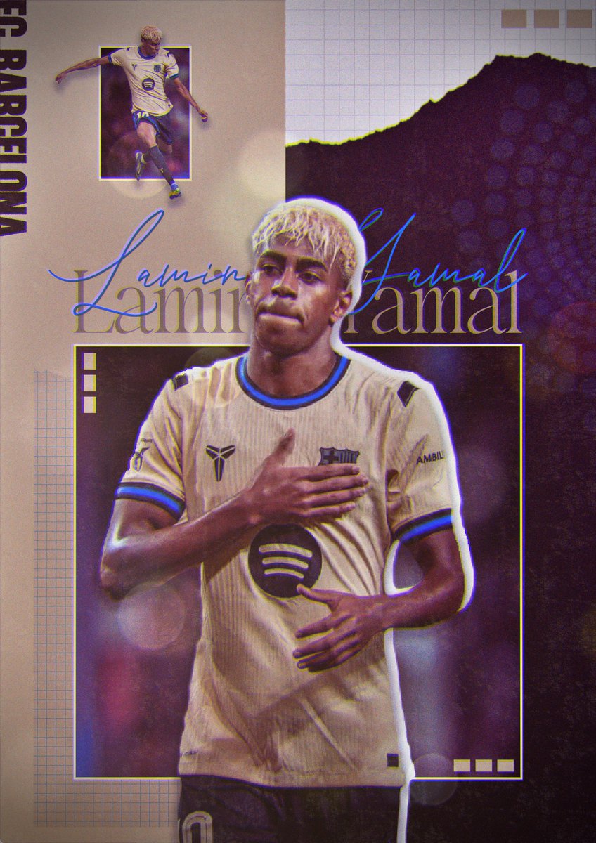 LACONTRATV's tweet image. -   Lamine Yamal 

#graphicdesing