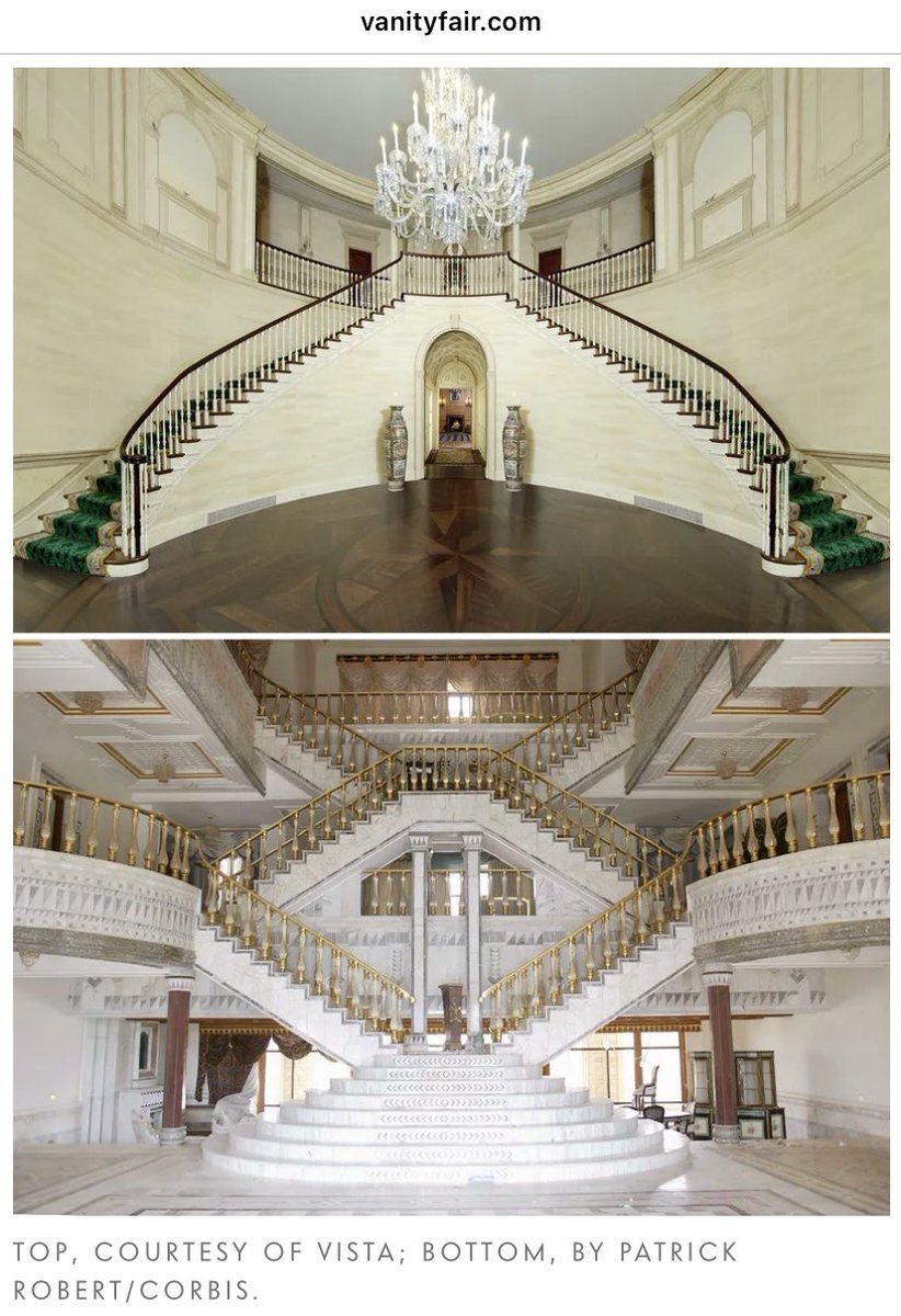 kim's tweet photo. Donald Trump’s Mansions and Saddam Hussein’s Palaces Are Basically the Same

Archival Vanity Fair post [circa 2016] in honor of Karoline Leavitt's announcement of a $200 million, 90,000-sq ft Ballroom at the White House. #Despots 

#WasteFraudAndAbuse https://t.co/0H2oGRVBvA