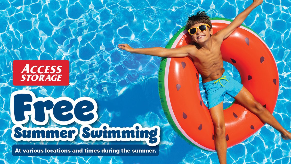 Cool down at one of our Access Storage free swims all summer long!

Visit burlington.ca/freeswim for all dates and locations.