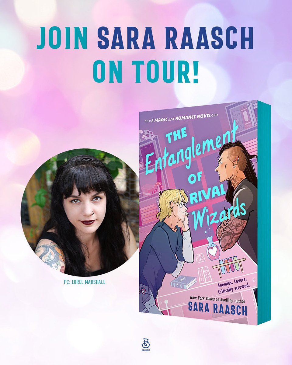 Exciting news! #TheEntanglementOfRivalWizards author Sara Raasch is going on tour!🤩 Join her for a discussion of her new contemporary romantasy novel✨

us.macmillan.com/tours/sara-raa…