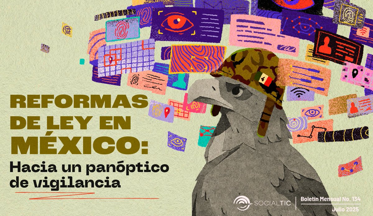 SocialTIC (@socialtic) on Twitter photo 🔔 ¡Ya está aquí nuestro boletín mensual!
🤓☝️ En esta edición les traemos:
🧐 ¿Cómo resistir frente a las reformas legales que se aprobaron en 🇲🇽?
💻 #SocialTIC y <a href="/EscuelaDeDatos/">Escuela de Datos</a> en <a href="/ABRELATAM/">ABRELATAM - Bolivia 2025</a> + <a href="/ConDatosLATAM/">ConDatos - Bolivia 2025</a>
✨ ¡Y mucho más!
Pasen a leerlo por acá👇
socialtic.org/boletines/ 🔔 ¡Ya está aquí nuestro boletín mensual!
🤓☝️ En esta edición les traemos:
🧐 ¿Cómo resistir frente a las reformas legales que se aprobaron en 🇲🇽?
💻 #SocialTIC y <a href="/EscuelaDeDatos/">Escuela de Datos</a> en <a href="/ABRELATAM/">ABRELATAM - Bolivia 2025</a> + <a href="/ConDatosLATAM/">ConDatos - Bolivia 2025</a>
✨ ¡Y mucho más!
Pasen a leerlo por acá👇
socialtic.org/boletines/