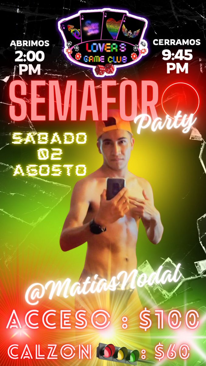 @kayr_97 (@matiasnodal) on Twitter photo Que transa banda
El próximo 2 de agosto nos vemos en <a href="/LOVERSGAMECLUB_/">LOVERS GAME CLUB</a> en su reunión de semáforo no se lo pueden perder
A quienes veo allá
No se lo pierdan
👇👇👇
Rt y ♥️ para ➕️➕️
<a href="/LOVERSGAMECLUB_/">LOVERS GAME CLUB</a>, <a href="/Funny_MXXX/">Cabinas Funny MX</a>, <a href="/Hot_PoolParty/">🔥 HOT POOL PARTY CDMX 🔥</a>, <a href="/chicoslati61655/">⚜️ 🇲🇽CHICOS LATINOS MX 🇲🇽 ⚜️ NEW GOAL 💯 k</a> Que transa banda
El próximo 2 de agosto nos vemos en <a href="/LOVERSGAMECLUB_/">LOVERS GAME CLUB</a> en su reunión de semáforo no se lo pueden perder
A quienes veo allá
No se lo pierdan
👇👇👇
Rt y ♥️ para ➕️➕️
<a href="/LOVERSGAMECLUB_/">LOVERS GAME CLUB</a>, <a href="/Funny_MXXX/">Cabinas Funny MX</a>, <a href="/Hot_PoolParty/">🔥 HOT POOL PARTY CDMX 🔥</a>, <a href="/chicoslati61655/">⚜️ 🇲🇽CHICOS LATINOS MX 🇲🇽 ⚜️ NEW GOAL 💯 k</a>
