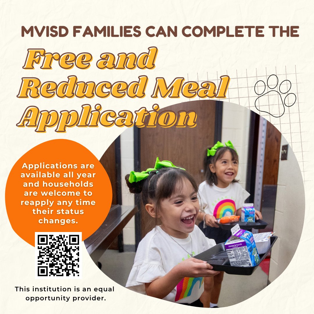 Medina Valley ISD Families - Did you know the Free &amp; Reduced Meal Application is available year-round? Whether you're applying for the first time or your household status has changed, you're welcome to apply or reapply at any time! Link to form here: linqconnect.com/public/meal-ap…