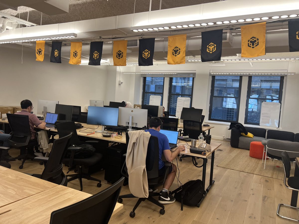justsayuluvjo's tweet photo. Honored to speak at the BNB Builder Bunker tomorrow (Aug 1) in NYC! Catch me at 5PM EST yapping about #svmBNB — the first SVM rollup on BNB chain, that burns $BNB as gas. RSVP to join IRL: https://t.co/0LeCrHpU9T or watch via @BNBCHAIN livestream. I’ll tweet out my presentation after the talk!
CZ’s right — Solana apps can now deploy directly via #svmBNB while tapping into BNB’s security and liquidity... We launched #svmBNB mainnet back in March — and it already pushed beyond Solana-level performance, making it the most real-time blockchain with 30k TPS & 50ms latency.
We believe @BNBCHAIN has a unique opportunity to become home to both EVM & SVM, East & West communities. #svmBNB is our step towards that — unlocking new innovations while expanding the cultural surface area of BNB chain. Right now, it’s the most undervalued experiment in this space: #svmBNB = cultural arbitrage. Crypto isn’t just fragmented by tech — but also by languages, geographies, meme cultures. And #svmBNB is a bet bridging those gaps.💪
S/O to @BNBCHAIN & @yzilabs for this awesome Coworking space! More builders should come check it out 🔥