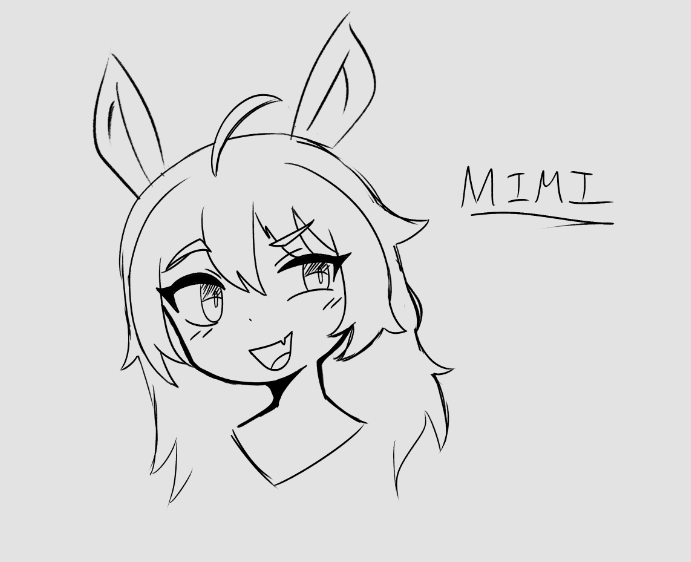 drew mah own uma her name is mimi because her ears are big as fucccccccc
k