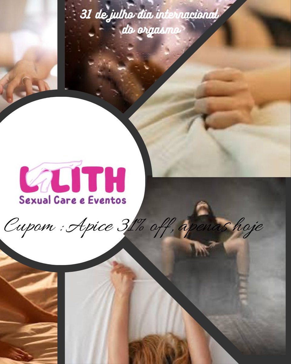 Hoje, 31 de julho, celebramos o Dia do Orgasmo! 💥 Para tornar essa data ainda mais especial, preparamos algo exclusivo para você, nosso(a) cliente VIP.

Use o cupom APICE e ganhe 31% de desconto em todo o site da Lilith + brinde e frete grátis !

É a sua chance de explorar novos