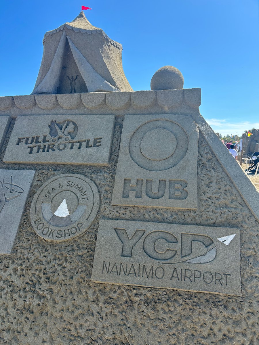 Nanaimo Airport is proud to sponsor the Parksville Beach Festival! The sandcastle exhibition runs until August 17, so don't miss your chance to see all of the amazing sculptures this year.