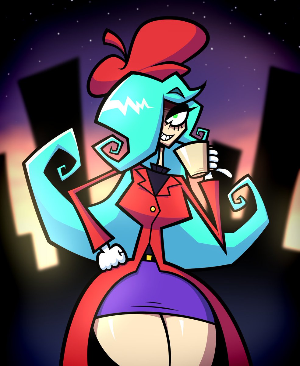 RoxoGuy's tweet image. One day late art for my friend @Bluberry_Py's Birthday!