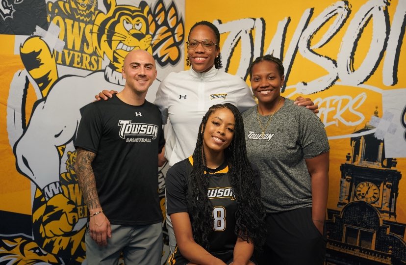 Peytonxwhite's tweet photo. Incredible visit to Towson University. Staff and players were so welcoming and did a fantastic job of giving me a glimpse into what life would be like as a  Tiger! 🐅 Thank you @CoachLHarper @Towson_WBB @teamdurantgirls @GHS_GBB #uncommitted https://t.co/fQckH90U9X