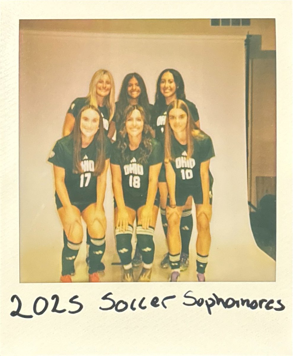 OhioWSoccer's tweet photo. Ohio Women’s Soccer Media Day 2025: Polaroid Edition 📸😼 https://t.co/r7Z7jHpA2B
