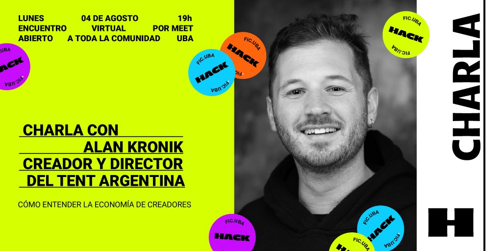 hackficuba's tweet image. 💥 Charla abierta con Alan Kronik
🗓️ Lunes 4 de agosto
🕖 19 h
📍 Por Meet
📣 Abierta a toda la comunidad UBA

Si creás contenido o querés empezar, esta charla es para vos.

No requiere inscripción previa. Solo conectate.
Te esperamos.