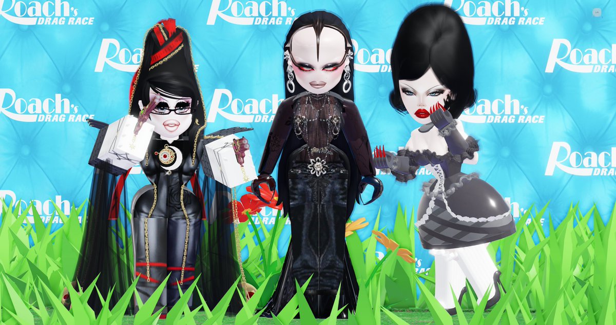 Dalrae, BABY &amp; Gorka look anemic in new photo. 

#RoachsDragRace