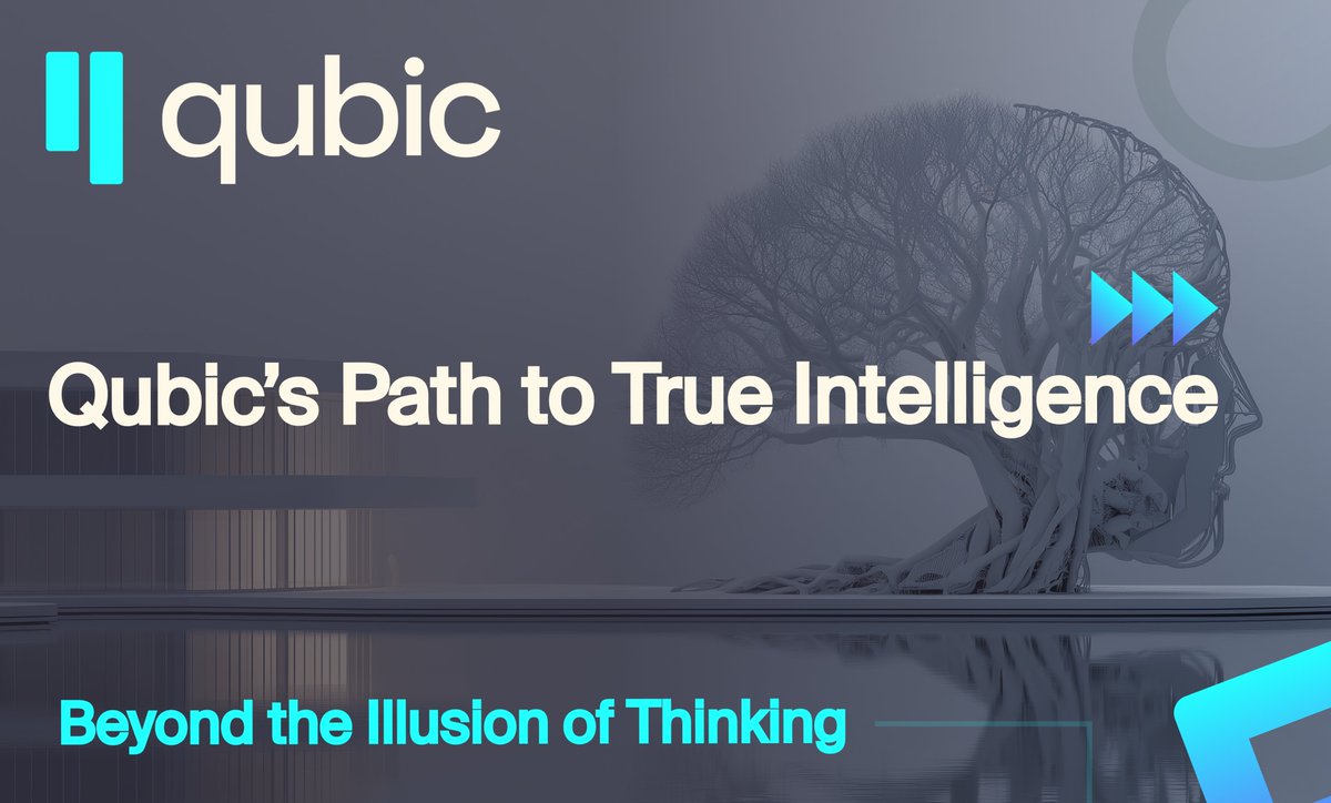 Qubic (@_qubic_) on Twitter photo Qubic’s Scientific Team is sharing more information about how Qubic’s AI (AIGarth) is evolving beyond language models and reasoning engines. 
AIGarth adapts, learns, and grows; emerging as a decentralized, ethical AGI built from the ground up.
See article below⏬ Qubic’s Scientific Team is sharing more information about how Qubic’s AI (AIGarth) is evolving beyond language models and reasoning engines. 
AIGarth adapts, learns, and grows; emerging as a decentralized, ethical AGI built from the ground up.
See article below⏬